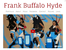 Tablet Screenshot of frankbuffalohyde.com